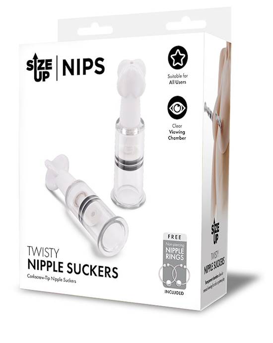 Size Up Nips Twisty Nipple Suckers
