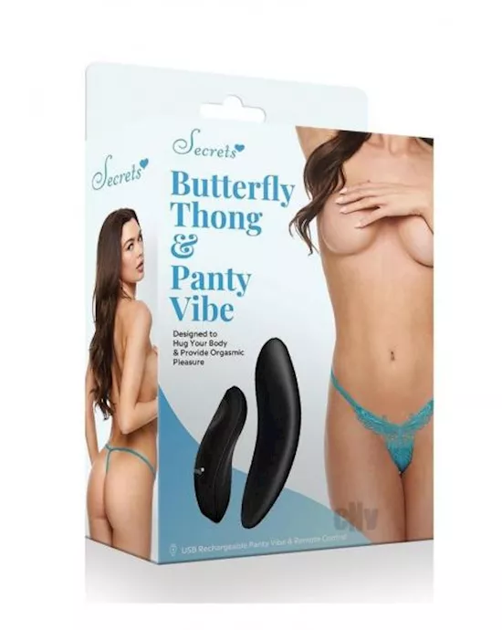 Secret Butterfly Panty Remote Os Tur