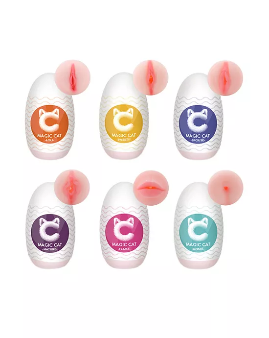 Magic Cat Masturbator Eggs  6 Pack