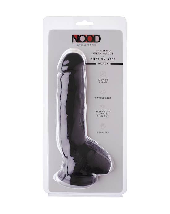 Nood Suction Cup Dildo with Balls