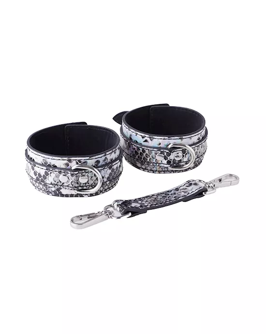 Share Satisfaction SnakePrint Ankle Cuffs