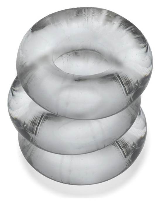 Fat Willy 3-pack Jumbo Cockrings Clear