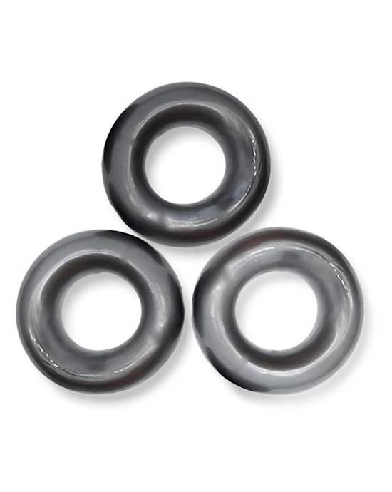 FAT WILLY 3pack jumbo cockrings STEEL