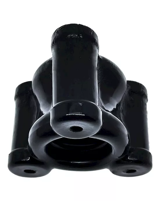 BUZZ SQUEEZE ballsack intense triple 360 vibe BLACK
