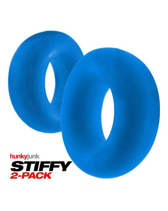 STIFFY 2pack bulge cockrings TEAL ICE