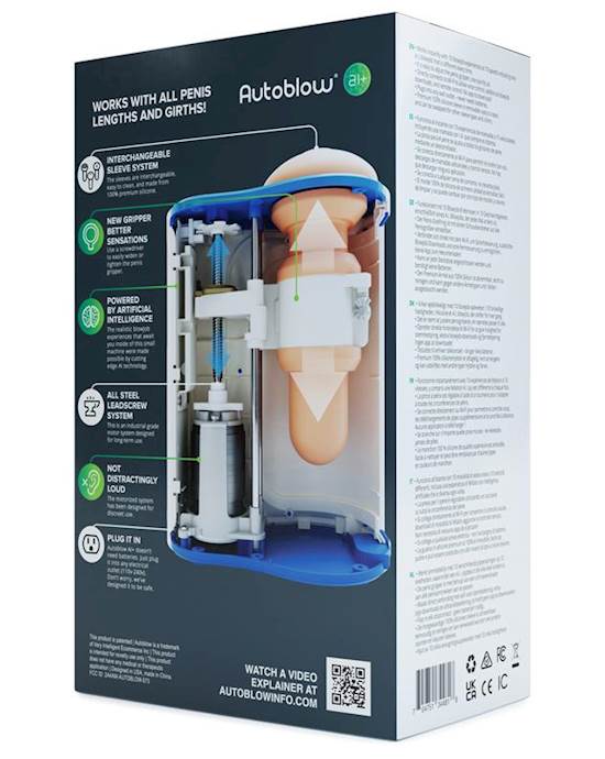 Autoblow A.i. Plus Machine (Includes 1 Mouth Sleeve)