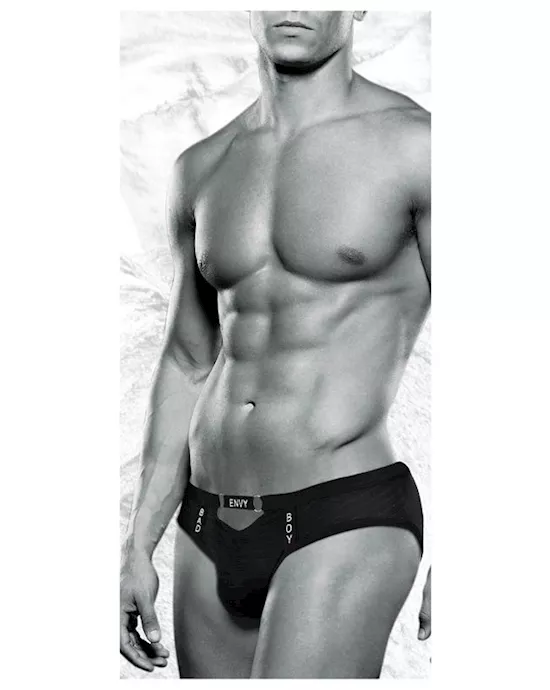 Envy Bad Boy Brief  Black  SM BX