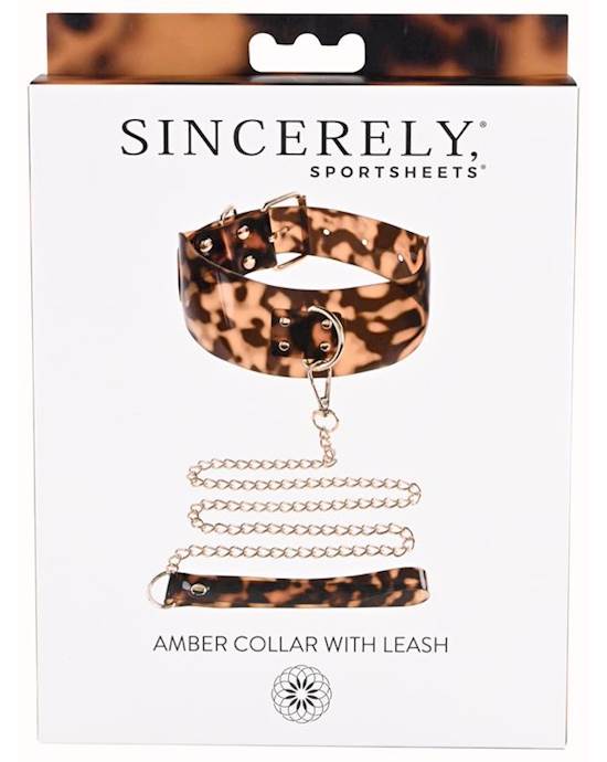 Amber Collar And Leash