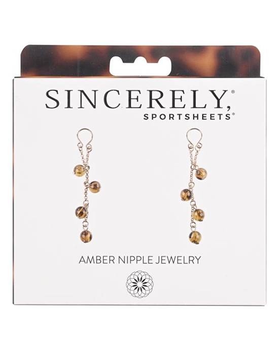 Amber Nipple Jewelry