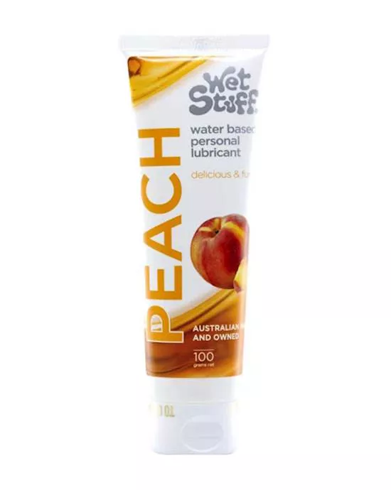 Wet Stuff Peach Waterbased Lubricant