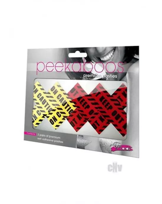 Peekaboo Caution X Yelred