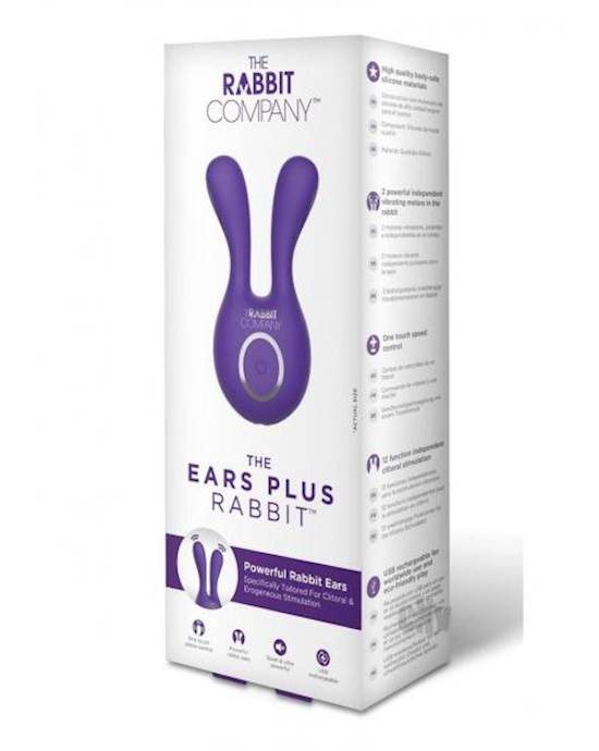 The Ears Plus Rabbit Purple