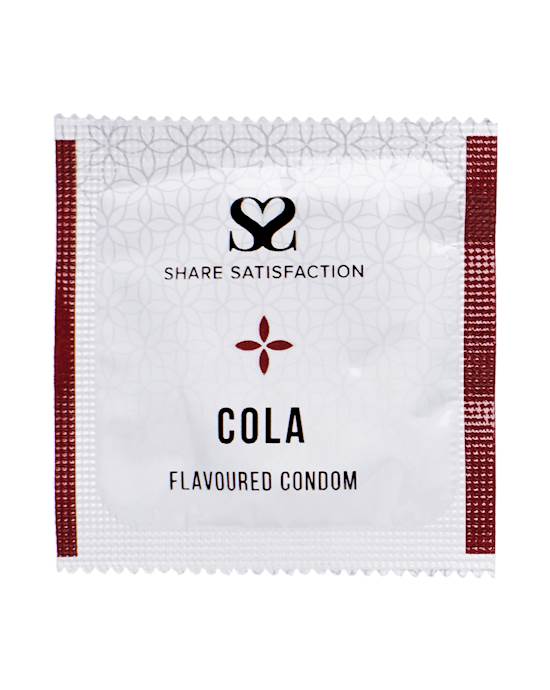 Share Satisfaction Cola Flavoured Condoms  50 pack