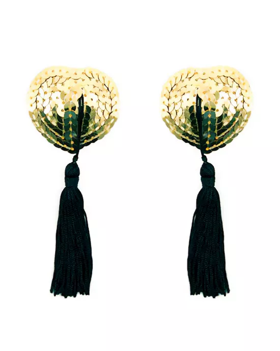 KinKi Heart Tassel Nipple Pasties