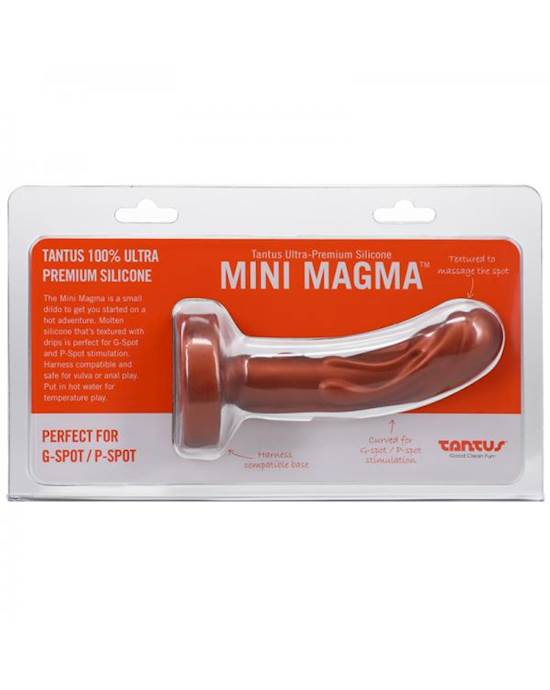 Tantus Mini Magma 5 In Fantasy Dildo Firm Copper