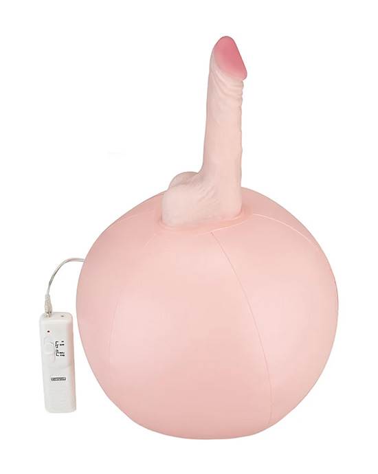 Lux F Inflatable Sex Ball Wvibe Dildo
