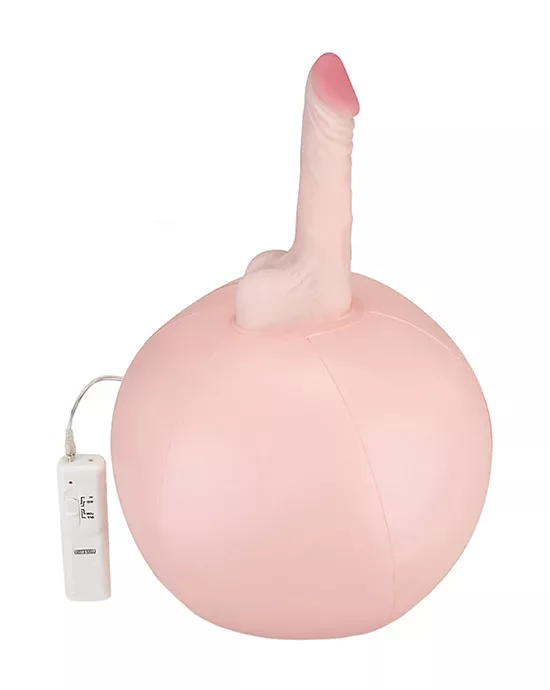 Lux F Inflatable Sex Ball wVibe Dildo