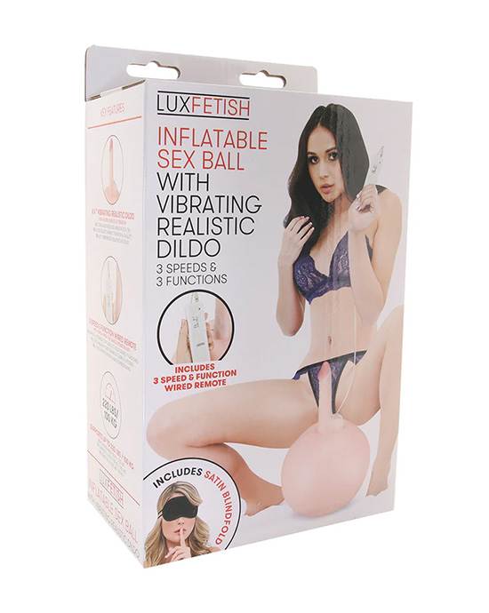 Lux F Inflatable Sex Ball W/vibe Dildo