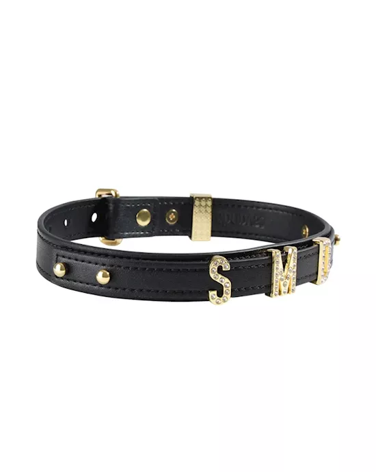 SEVANDA DIY Alphabet Leather Collar