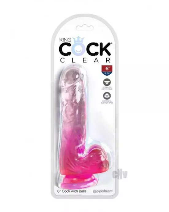 King Cock Clear wBalls