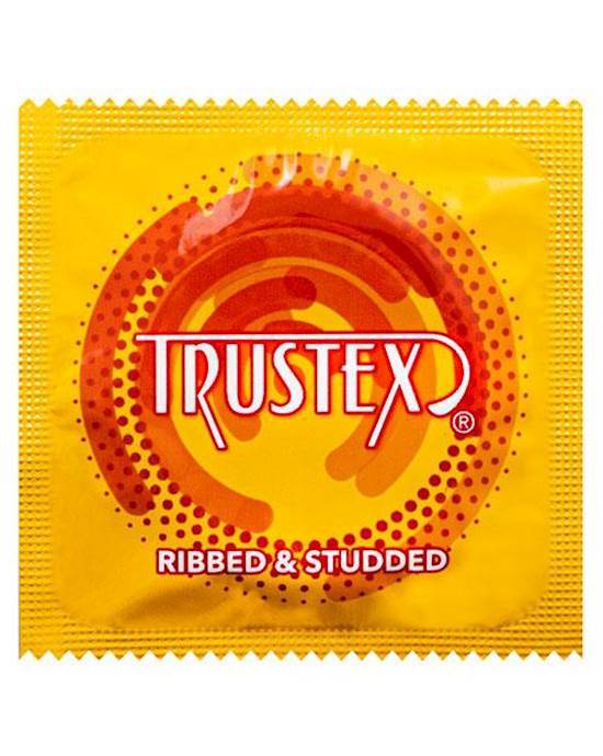 Trustex Ribbed  Studded  Single