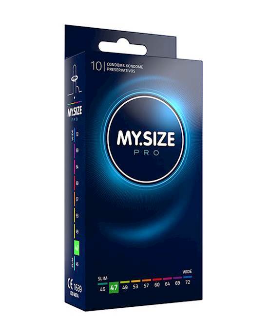 My Size Pro 47mm Condoms 10 Pack