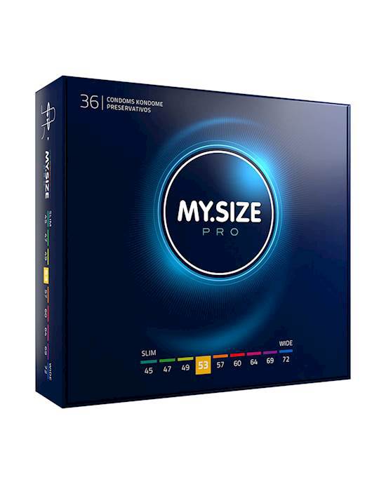 My Size Pro 53mm Condoms 36 Pack