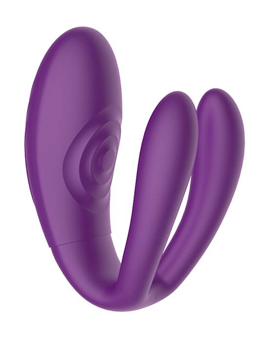 Amore Axelo Double Prong Couples Tapping Vibrator with Remote