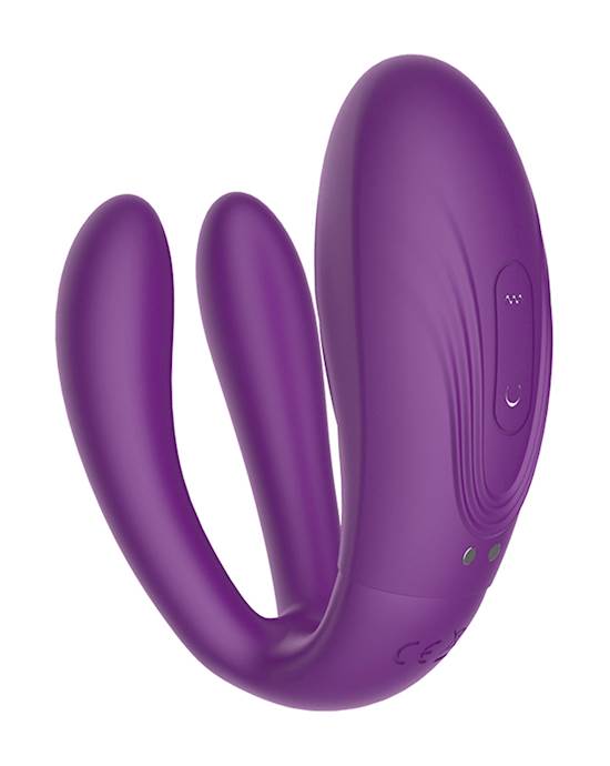 Amore Axelo Double Prong Couples Tapping Vibrator With Remote