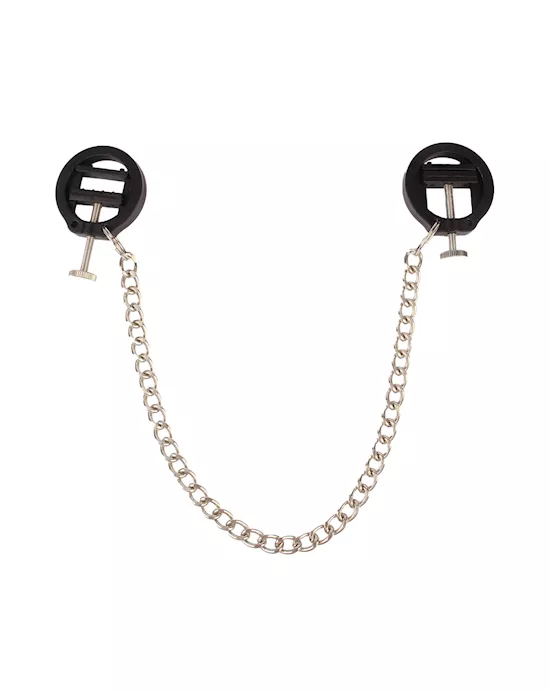 Nipple Chain with Screwable Clamps