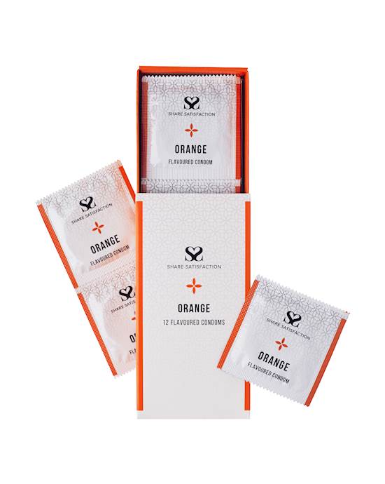 Share Satisfaction Fruit Flavoured Condoms - 3 X 12 Pack