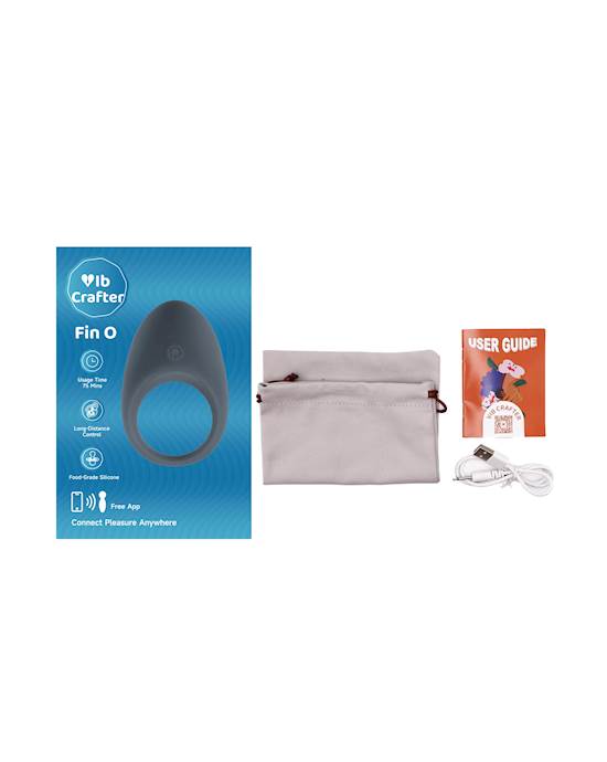 Fin O Vibrating Cock Ring With App Control