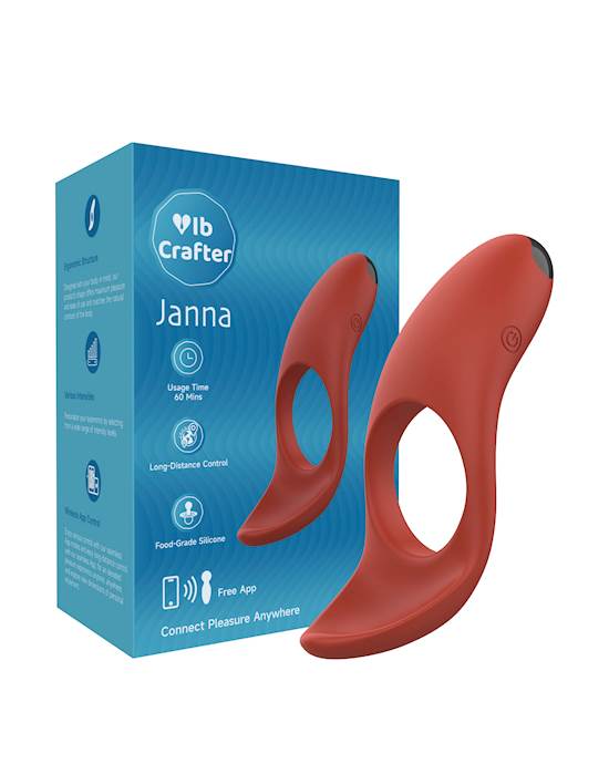 Janna Vibrating Cock Ring With App Control