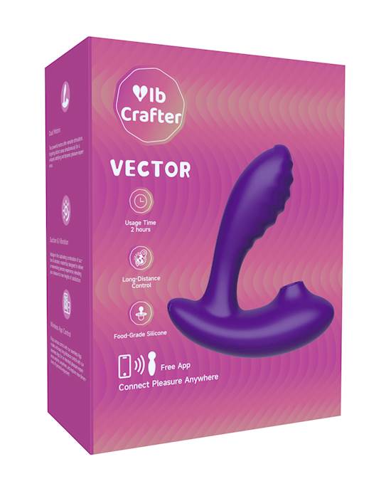 Vector Dual Stimulation Vibrator With App Control