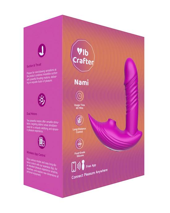 Nami Dual Stimulation Vibrator With App Control