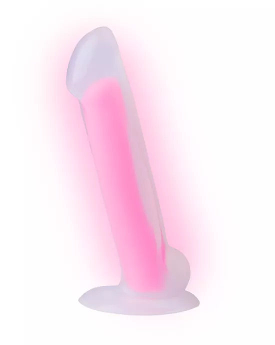 Nood Colours Glow in the Dark Dildo with Balls