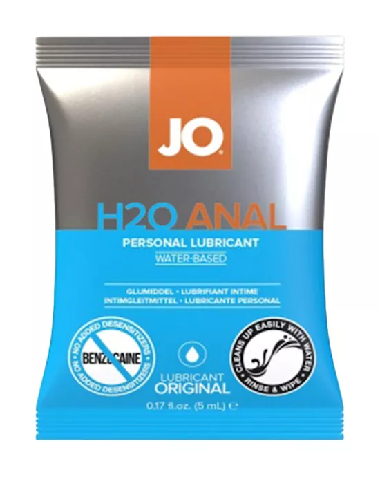 System Jo H2O Anal Water Based Lubricant Sample