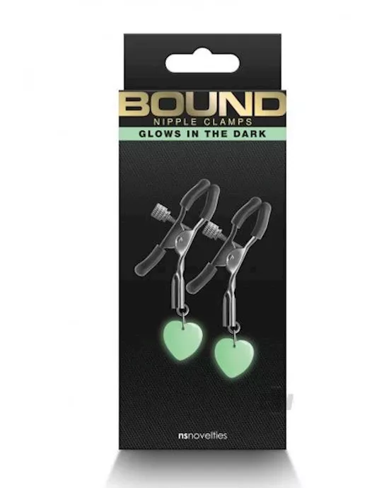 Bound Nipple Clamps G3 Glow in the Dark