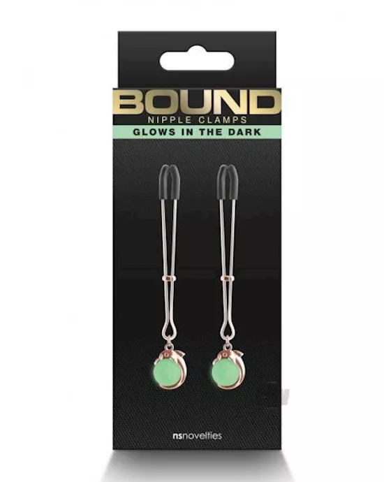 Bound Nipple Clamps G1 Glow in the Dark