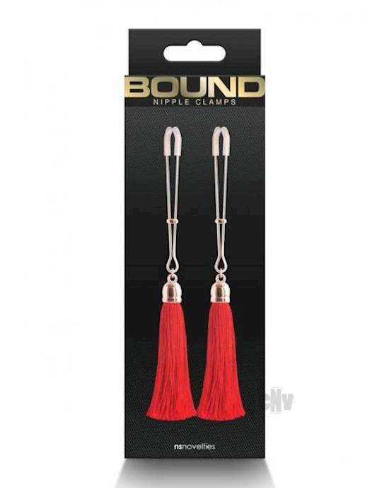 Bound Nipple Clamps T1 Rose Gldred