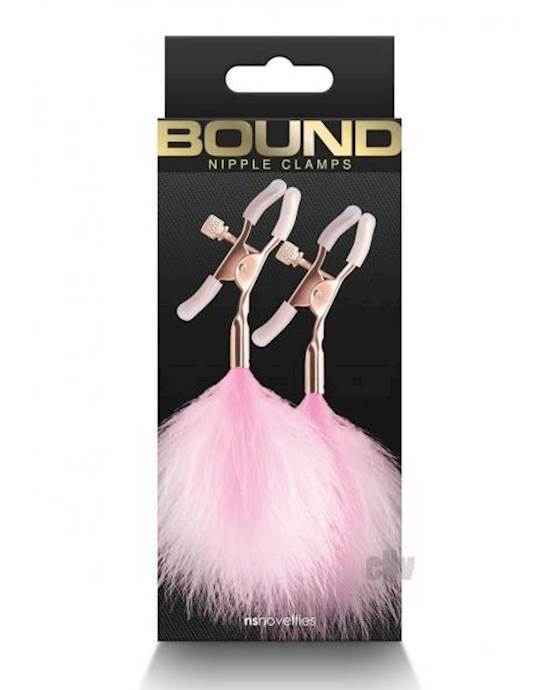 Bound Nipple Clamps F1 Rose Gld/pnk