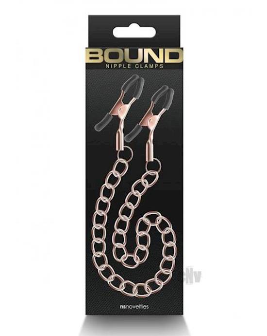 Bound Nipple Clamps Dc2 Rose Gold