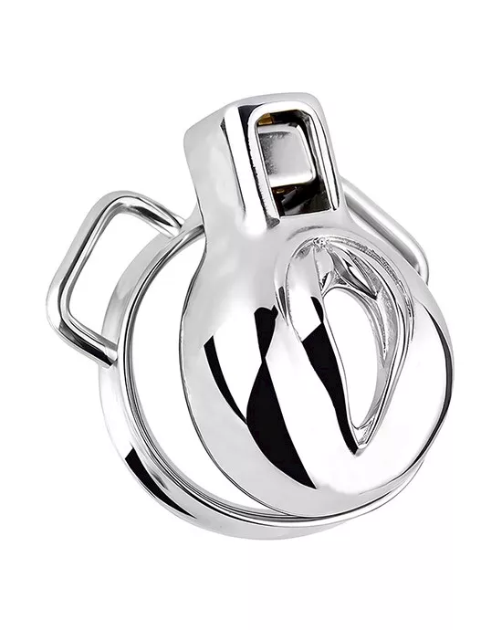 Imprisoned Sissy Stainless Steel Chastity Cage