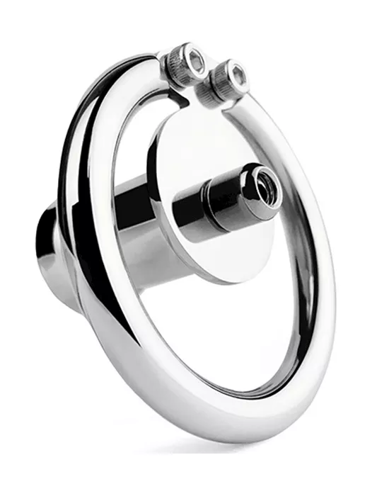 Full Circle Hex Locked Steel Inverted Chastity Cage