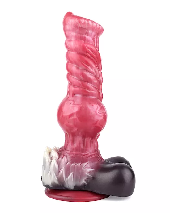 Wild Alpha Wolf Knotted Monster Dildo with Balls