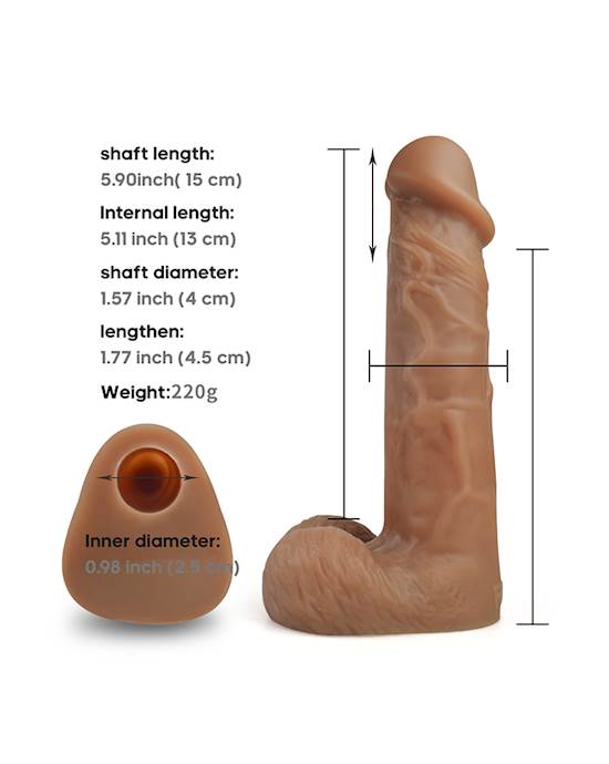 Booker Strap-on Penis Extension Sleeve