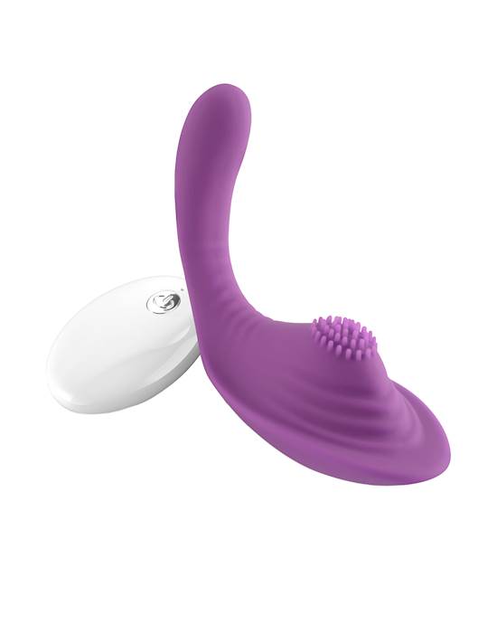 Pleasure Luxury Remote Controlled Curvy Vibrator