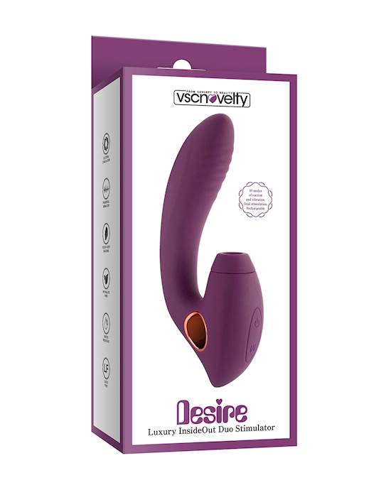 Pleasure Luxury Insideout Duo Vibrator