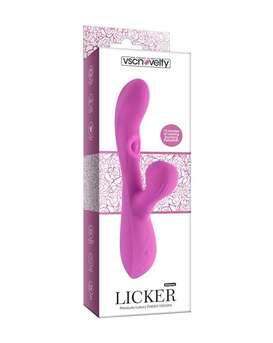 Pleasure Luxury Licking Rabbit Vibrator