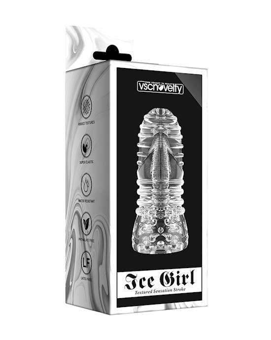 Ice Girl Vortex Textured Masturbator